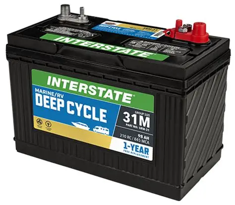 Interstate Deep cycle Battery 12v