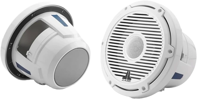 [010-03499-00] M6 Series 8.8" Marine Coaxial Speakers w/Gloss White Classic Grille