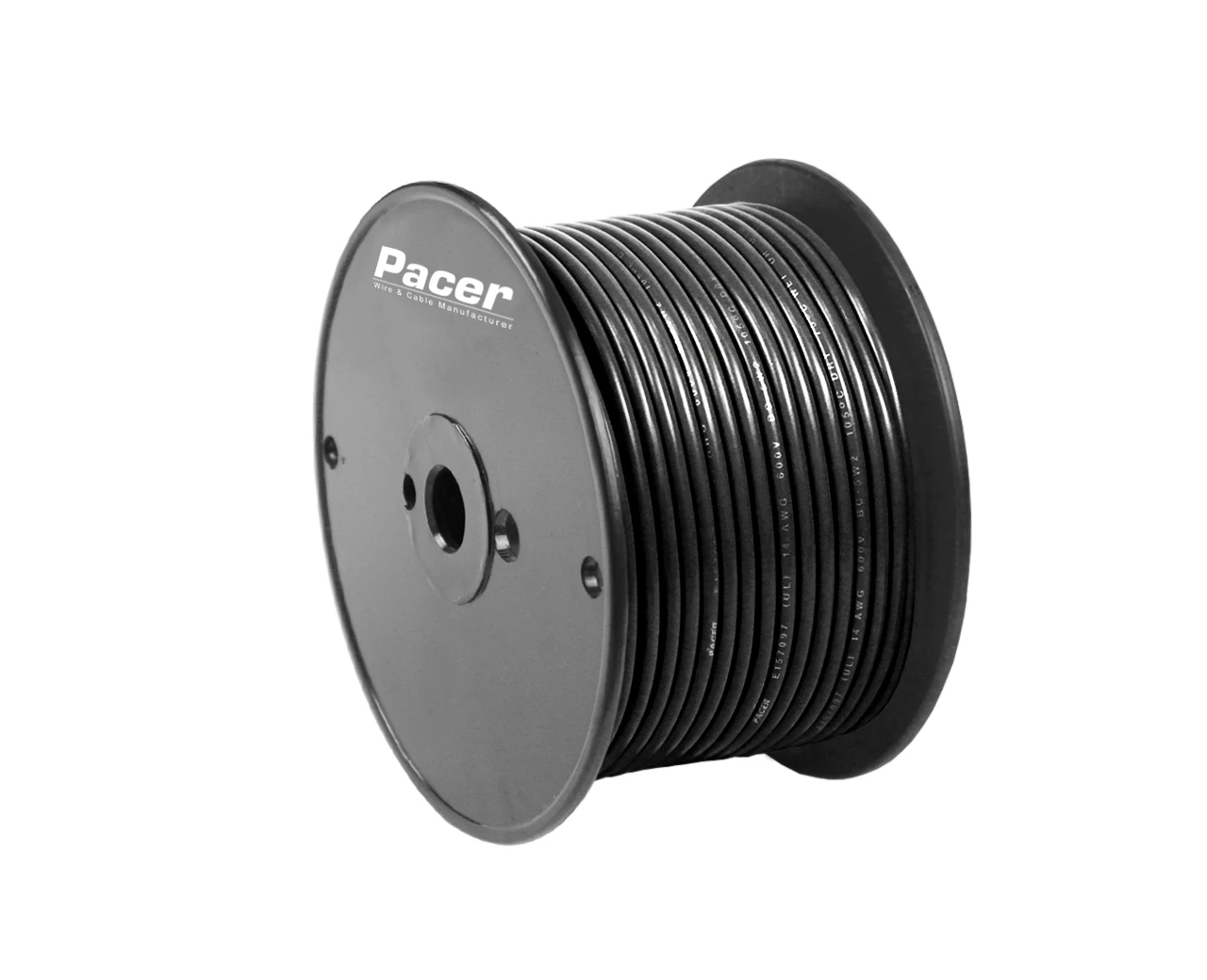 Pacer Primary Marine Wire 18 AWG - 100 ft Spool (Black)