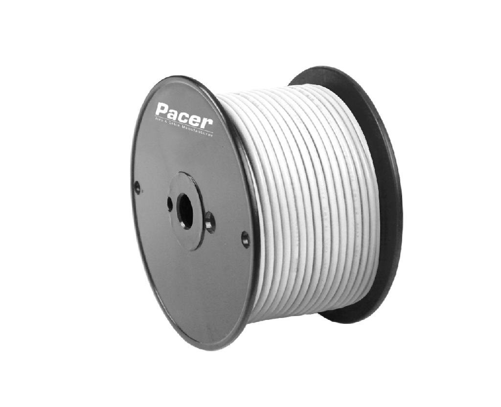 Pacer Primary Marine Wire 8 AWG - 250 ft Spool (White)
