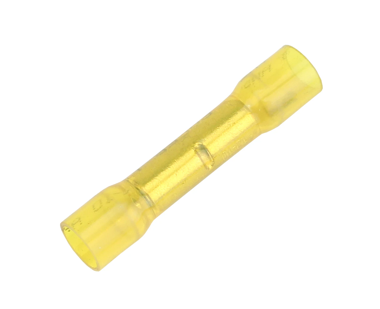 Pacer Heat Shrink Butt Splice 12-10 AWG (Yellow) - 100 Pack