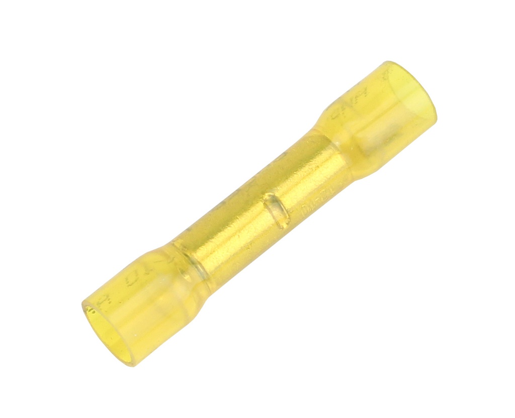 [TBSE-12-20] Pacer Heat Shrink Butt Splice 12-10 AWG (Yellow) - 2,000 Pack