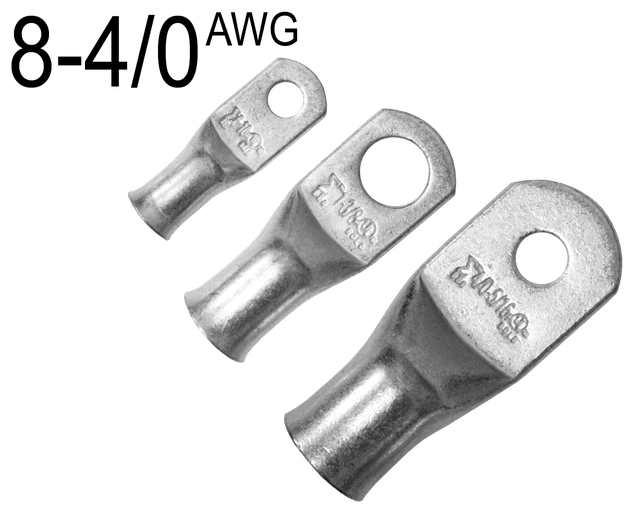 [TBP-BLUG-20-38] Pacer Heavy Duty Closed End Battery Cable Lug 2/0 AWG - 3/8 Stud