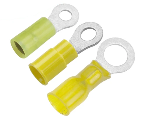 [TBP-RING-1210-38] Pacer Heat Shrink Ring Terminal 12-10 AWG (3/8 Stud) - 10 Pack