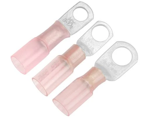 [TBP-RING-8AWG-516] Pacer Heat Shrink Ring Terminal 8 AWG (5/16 Stud) - 5 Pack
