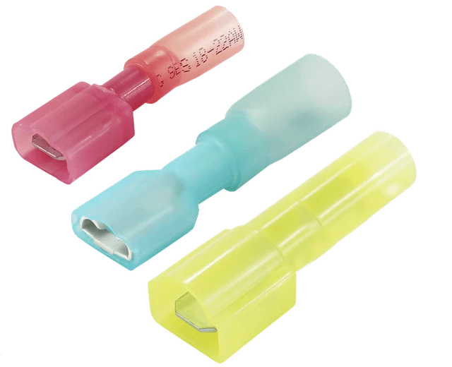 [TBP-DISC-FEM-1614] Pacer Heat Shrink Fully-Insulated Female Disconnect 16-14 AWG (.250 Tab) - 10 Pack