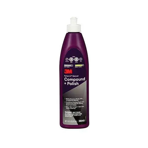  3M™ 30343 Perfect-It™ Gelcoat Compound + Polish, Pint