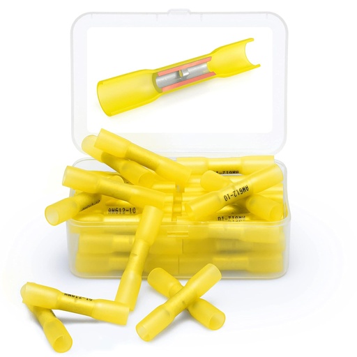 Heat Shrink Butt Connectors AWG 12-10 (Marine Grade)