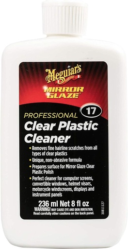 CLEAR PLASTIC CLEANR 8OZ