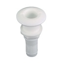 THRU HULL WHITE 1-1/8"