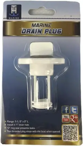 DRAIN PLUG W/O-RING WHITE