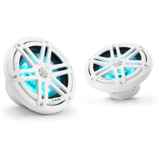 JL M3 Speakers 6.5 In LED White Sports